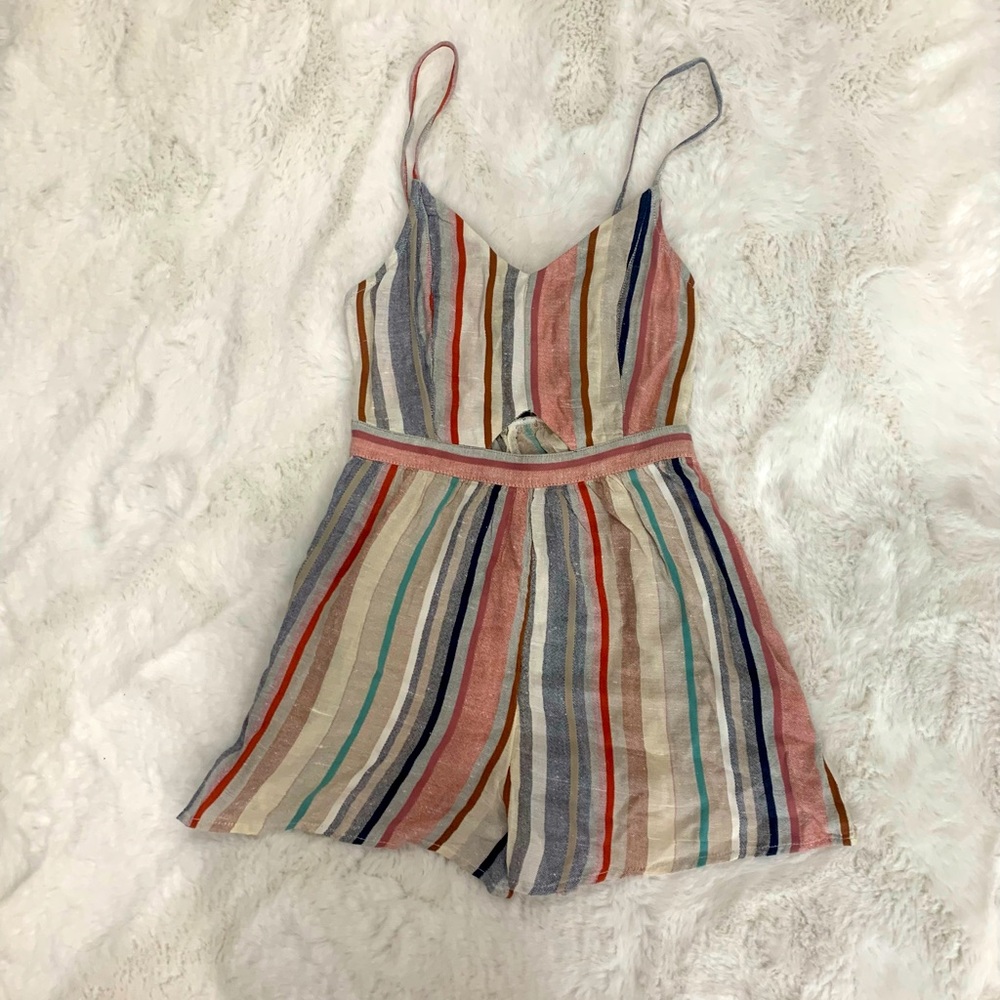 NEW! American Eagle Striped Romper